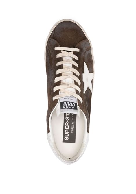 Sneakers Superstar con effetto vissuto in marrone Golden Goose - uomo GOLDEN GOOSE | GMF00101F00615155377